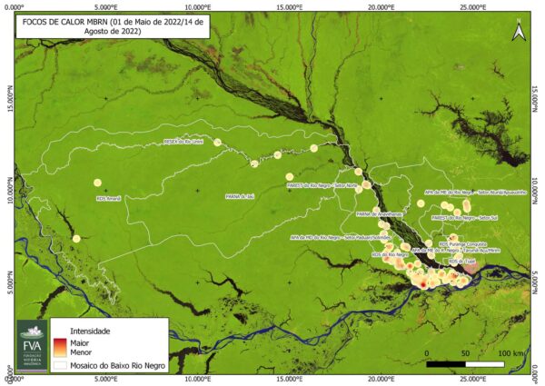 Leia mais sobre o artigo Monitoramento mostra novos focos de calor em UCs próximas a Manaus